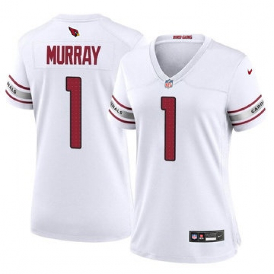 Women Arizona Cardinals 1 Kyler Murray White 2023 F U S E Vapor Limited Stitched Football Jersey Women Arizona Cardinals 1 Kyler Murray White 2023 F U S E Vapor Limited Stitched Football Jersey