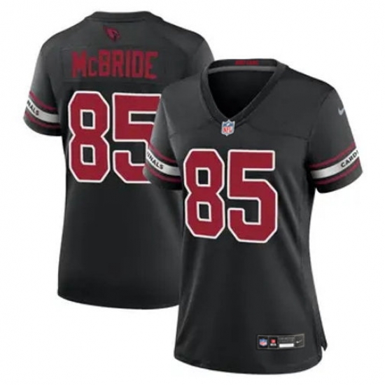 Women Arizona Cardinals 85 Trey McBride Black 2024 F U S E Vapor Untouchable Limited Stitched Women Arizona Cardinals 85 Trey McBride Black 2024 F U S E Vapor Untouchable Limited Stitched