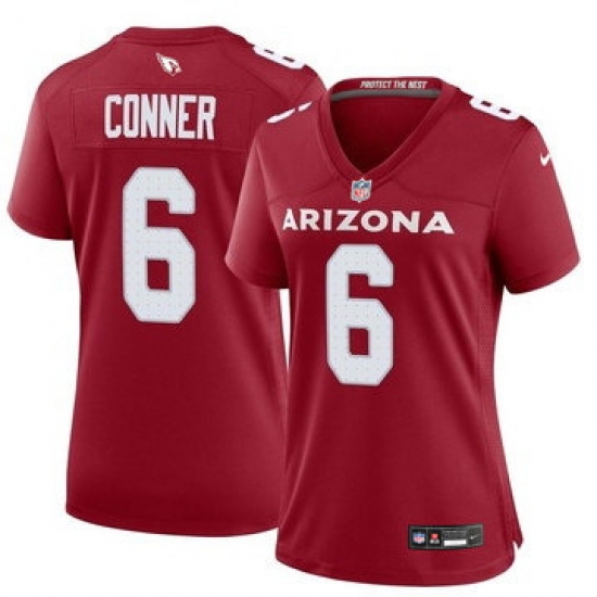 Women Arizona Cardinals James Conner #6 Red 2024 F U S E Vapor Untouchable Limited Stitched Women Arizona Cardinals James Conner #6 Red 2024 F U S E Vapor Untouchable Limited Stitched