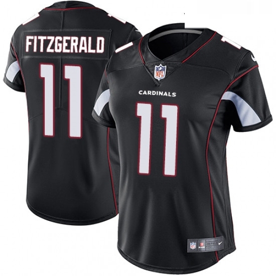 Womens Nike Arizona Cardinals 11 Larry Fitzgerald Elite Black Alternate NFL Jersey Womens Nike Arizona Cardinals 11 Larry Fitzgerald Elite Black Alternate NFL Jersey