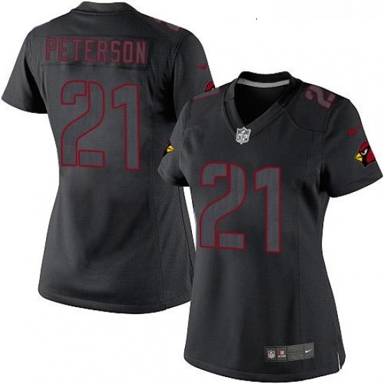 Womens Nike Arizona Cardinals 21 Patrick Peterson Limited Black Impact NFL Jersey Womens Nike Arizona Cardinals 21 Patrick Peterson Limited Black Impact NFL Jersey
