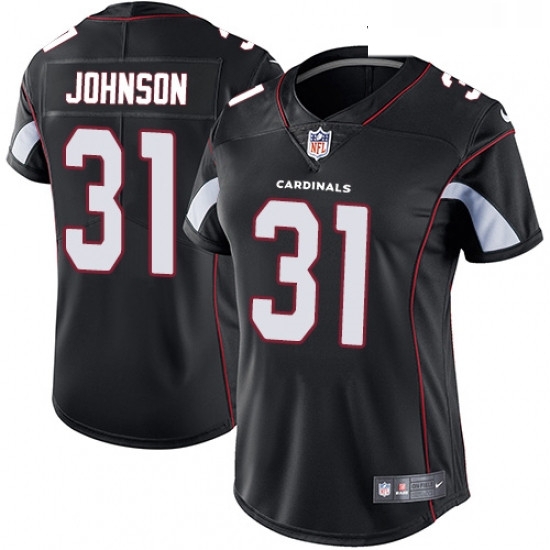 Womens Nike Arizona Cardinals 31 David Johnson Black Alternate Vapor Untouchable Limited Player NFL Jersey Womens Nike Arizona Cardinals 31 David Johnson Black Alternate Vapor Untouchable Limited Player NFL Jersey
