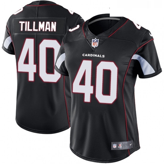 Womens Nike Arizona Cardinals 40 Pat Tillman Black Alternate Vapor Untouchable Limited Player NFL Jersey Womens Nike Arizona Cardinals 40 Pat Tillman Black Alternate Vapor Untouchable Limited Player NFL Jersey