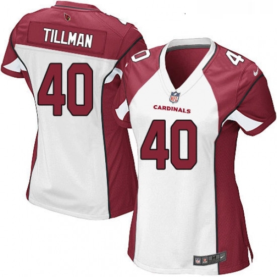 Womens Nike Arizona Cardinals 40 Pat Tillman Game White NFL Jersey Womens Nike Arizona Cardinals 40 Pat Tillman Game White NFL Jersey