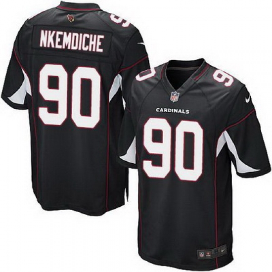 Nike Cardinals #90 Robert Nkemdiche Black Alternate Youth Stitched NFL Elite Jersey Nike Cardinals #90 Robert Nkemdiche Black Alternate Youth Stitched NFL Elite Jersey