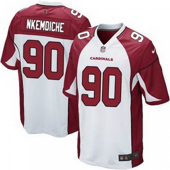 Nike Cardinals #90 Robert Nkemdiche White Youth Stitched NFL Elite Jersey Nike Cardinals #90 Robert Nkemdiche White Youth Stitched NFL Elite Jersey