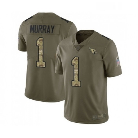 Youth Arizona Cardinals #1 Kyler Murray Limited Olive Camo 2017 Salute to Service NFL Jersey Youth Arizona Cardinals #1 Kyler Murray Limited Olive Camo 2017 Salute to Service NFL Jersey