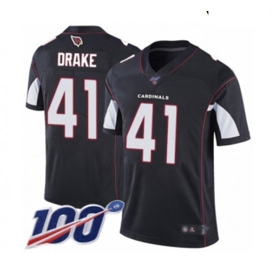 Youth Arizona Cardinals #41 Kenyan Drake Black Alternate Vapor Untouchable Limited Player 100th Season Football Jersey Youth Arizona Cardinals #41 Kenyan Drake Black Alternate Vapor Untouchable Limited Player 100th Season Football Jersey