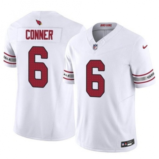 Youth Arizona Cardinals James Conner #6 White 2024 F U S E Vapor Untouchable Limited Stitched Youth Arizona Cardinals James Conner #6 White 2024 F U S E Vapor Untouchable Limited Stitched