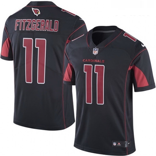 Youth Nike Arizona Cardinals 11 Larry Fitzgerald Limited Black Rush Vapor Untouchable NFL Jersey Youth Nike Arizona Cardinals 11 Larry Fitzgerald Limited Black Rush Vapor Untouchable NFL Jersey