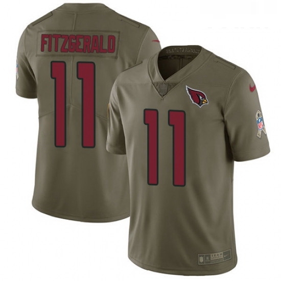 Youth Nike Arizona Cardinals 11 Larry Fitzgerald Limited Olive 2017 Salute to Service NFL Jersey Youth Nike Arizona Cardinals 11 Larry Fitzgerald Limited Olive 2017 Salute to Service NFL Jersey