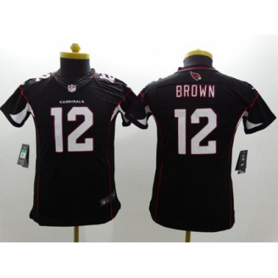 Youth Nike Arizona Cardinals #12 John Brown Black Alternate Limited Jersey Youth Nike Arizona Cardinals #12 John Brown Black Alternate Limited Jersey
