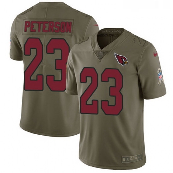 Youth Nike Arizona Cardinals 23 Adrian Peterson Limited Olive 2017 Salute to Service NFL Jersey Youth Nike Arizona Cardinals 23 Adrian Peterson Limited Olive 2017 Salute to Service NFL Jersey