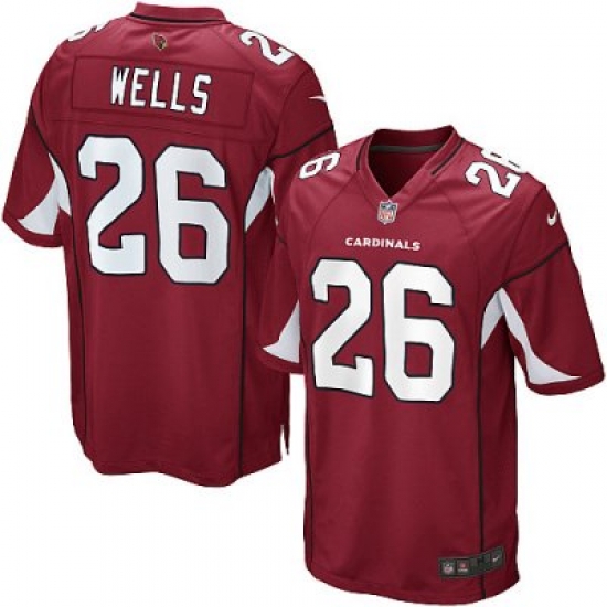 Youth Nike Arizona Cardinals 26# Chris Wells Game Red Color Jersey Youth Nike Arizona Cardinals 26# Chris Wells Game Red Color Jersey