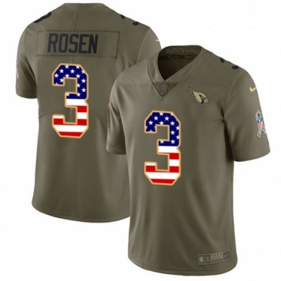 Youth Nike Arizona Cardinals 3 Josh Rosen Limited OliveUSA Flag 2017 Salute to Service NFL Jersey Youth Nike Arizona Cardinals 3 Josh Rosen Limited OliveUSA Flag 2017 Salute to Service NFL Jersey