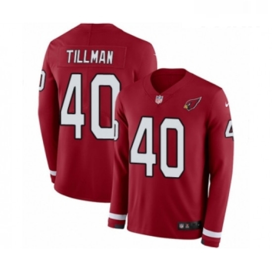 Youth Nike Arizona Cardinals 40 Pat Tillman Limited Red Therma Long Sleeve NFL Jersey Youth Nike Arizona Cardinals 40 Pat Tillman Limited Red Therma Long Sleeve NFL Jersey