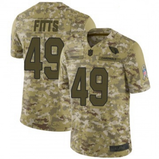 Youth Nike Arizona Cardinals 49 Kylie Fitts Limited 2018 Salute To Sercie Vapor Untouchable Jersey Youth Nike Arizona Cardinals 49 Kylie Fitts Limited 2018 Salute To Sercie Vapor Untouchable Jersey