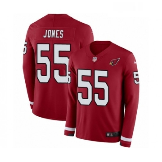 Youth Nike Arizona Cardinals 55 Chandler Jones Limited Red Therma Long Sleeve NFL Jersey Youth Nike Arizona Cardinals 55 Chandler Jones Limited Red Therma Long Sleeve NFL Jersey