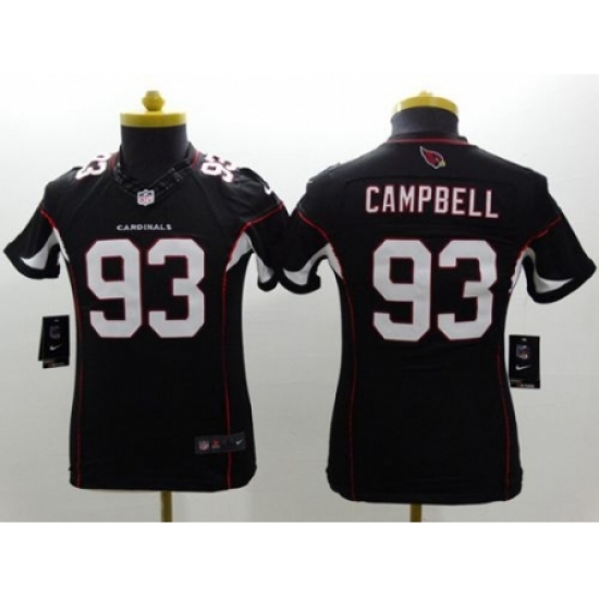 Youth Nike Arizona Cardinals #93 Calais Campbell Black Alternate Limited Jersey Youth Nike Arizona Cardinals #93 Calais Campbell Black Alternate Limited Jersey