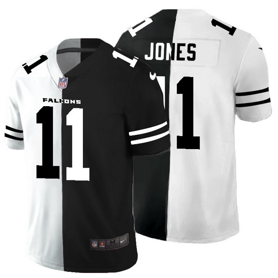 Atlanta Falcons 11 Julio Jones Men Black V White Peace Split Nike Vapor Untouchable Limited NFL Jersey Atlanta Falcons 11 Julio Jones Men Black V White Peace Split Nike Vapor Untouchable Limited NFL Jersey