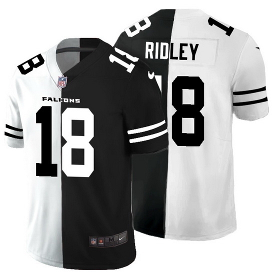 Atlanta Falcons 18 Calvin Ridley Men Black V White Peace Split Nike Vapor Untouchable Limited NFL Jersey Atlanta Falcons 18 Calvin Ridley Men Black V White Peace Split Nike Vapor Untouchable Limited NFL Jersey