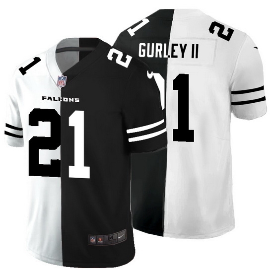 Atlanta Falcons 21 Todd Gurley II Men Black V White Peace Split Nike Vapor Untouchable Limited NFL Jersey Atlanta Falcons 21 Todd Gurley II Men Black V White Peace Split Nike Vapor Untouchable Limited NFL Jersey