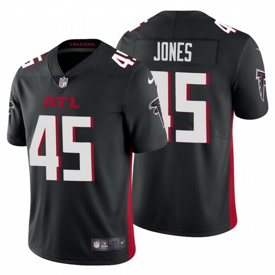 Atlanta Falcons 45 Deion Jones Men Nike Black 2020 Vapor Untouchable Limited NFL Jersey Atlanta Falcons 45 Deion Jones Men Nike Black 2020 Vapor Untouchable Limited NFL Jersey