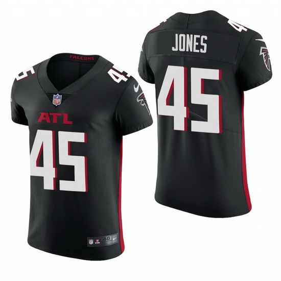 Atlanta Falcons 45 Deion Jones Nike Men Black Team Color Men Stitched NFL 2020 Vapor Untouchable Elite Jersey Atlanta Falcons 45 Deion Jones Nike Men Black Team Color Men Stitched NFL 2020 Vapor Untouchable Elite Jersey