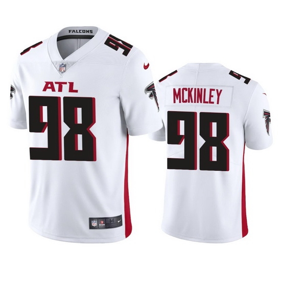 Atlanta Falcons 98 Takkarist Mckinley Men Nike White 2020 Vapor Untouchable Limited NFL Jersey Atlanta Falcons 98 Takkarist Mckinley Men Nike White 2020 Vapor Untouchable Limited NFL Jersey