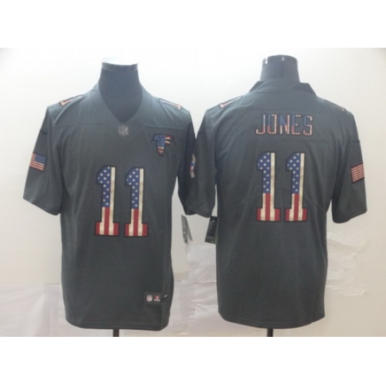 Falcons 11 Julio Jones 2019 Salute To Service USA Flag Fashion Limited Jersey Falcons 11 Julio Jones 2019 Salute To Service USA Flag Fashion Limited Jersey