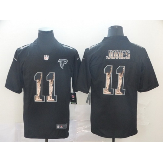 Falcons 11 Julio Jones Black Statue Of Liberty Limited Jersey Falcons 11 Julio Jones Black Statue Of Liberty Limited Jersey