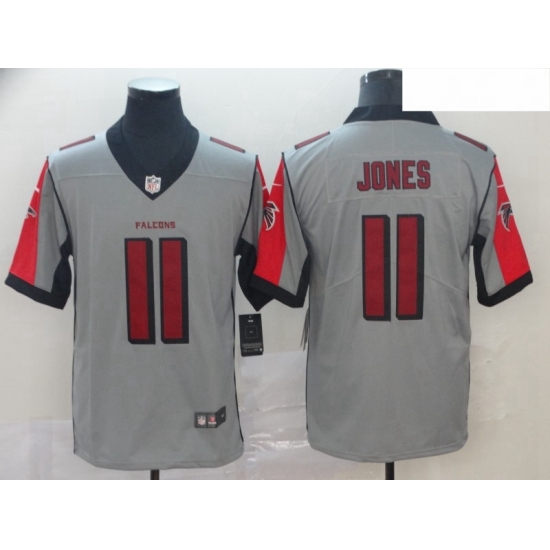 Falcons 11 Julio Jones Gray Inverted Legend Limited Jersey Falcons 11 Julio Jones Gray Inverted Legend Limited Jersey