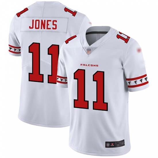 Falcons 11 Julio Jones White Mens Stitched Football Limited Team Logo Fashion Jersey Falcons 11 Julio Jones White Mens Stitched Football Limited Team Logo Fashion Jersey