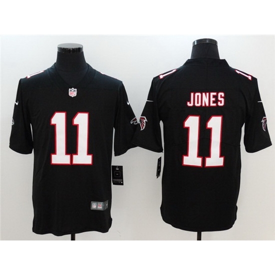 Men Atlanta Falcons 11 Julio Jones Red 2020 Team Big Logo Limited Stitched Jersey Men Atlanta Falcons 11 Julio Jones Red 2020 Team Big Logo Limited Stitched Jersey