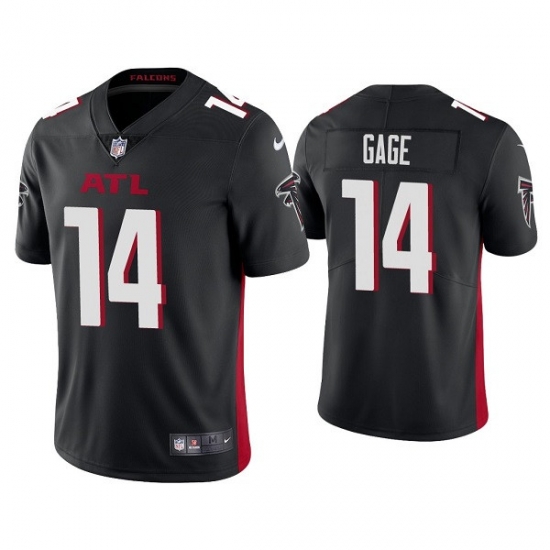 Men Atlanta Falcons 14 Russell Gage Black Vapor Untouchable Limited Stitched Men Atlanta Falcons 14 Russell Gage Black Vapor Untouchable Limited Stitched