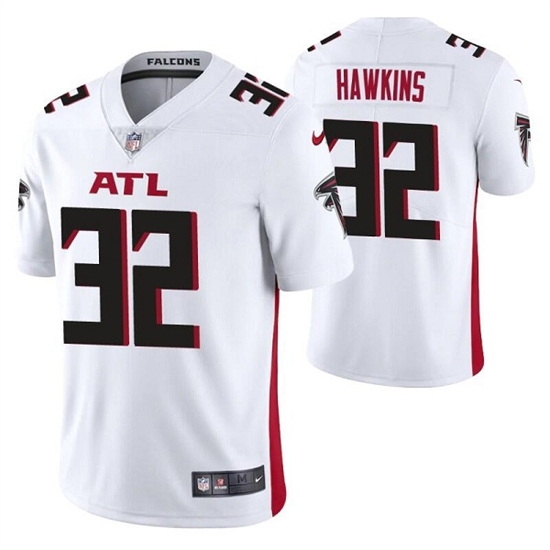 Men Atlanta Falcons 32 Jaylinn Hawkins White Vapor Untouchable Limited Stitched Jersey Men Atlanta Falcons 32 Jaylinn Hawkins White Vapor Untouchable Limited Stitched Jersey