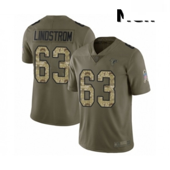 Men Atlanta Falcons 63 Chris Lindstrom Limited Olive Camo 2017 Salute to Service Football Jersey Men Atlanta Falcons 63 Chris Lindstrom Limited Olive Camo 2017 Salute to Service Football Jersey