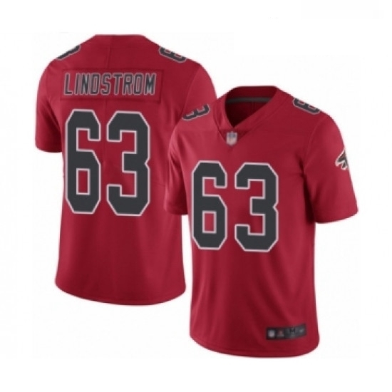 Men Atlanta Falcons 63 Chris Lindstrom Limited Red Rush Vapor Untouchable Football Jersey Men Atlanta Falcons 63 Chris Lindstrom Limited Red Rush Vapor Untouchable Football Jersey