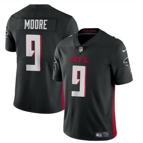 Men Atlanta Falcons 9 Rondale Moore Black Vapor Untouchable Limited Stitched Football Jersey Men Atlanta Falcons 9 Rondale Moore Black Vapor Untouchable Limited Stitched Football Jersey