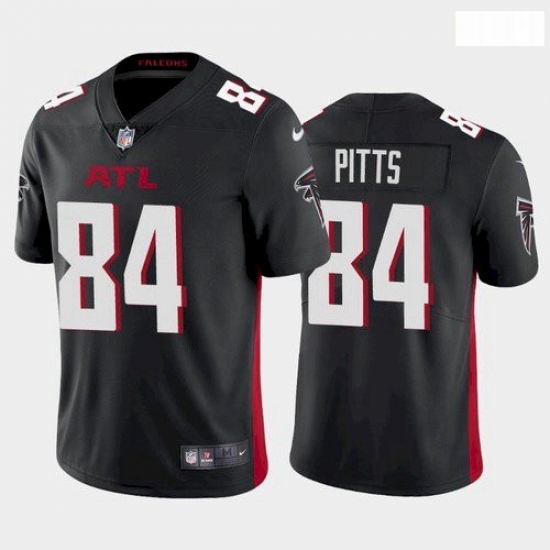 Men Atlanta Falcons Kyle Pitts Black 2021 Draft Jersey Men Atlanta Falcons Kyle Pitts Black 2021 Draft Jersey
