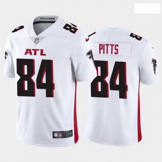 Men Atlanta Falcons Kyle Pitts White 2021 Draft Jersey Men Atlanta Falcons Kyle Pitts White 2021 Draft Jersey