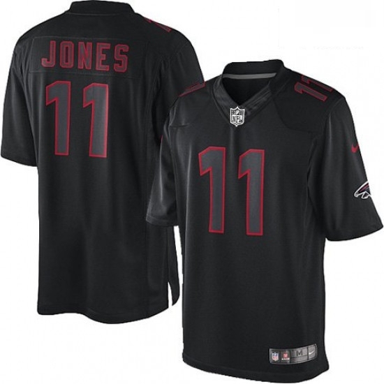 Men Nike Atlanta Falcons 11 Julio Jones Limited Black Impact NFL Jersey Men Nike Atlanta Falcons 11 Julio Jones Limited Black Impact NFL Jersey