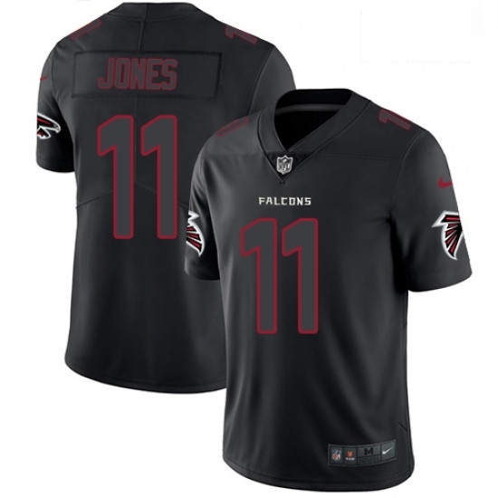 Men Nike Atlanta Falcons 11 Julio Jones Limited Black Rush Impact NFL Jersey Men Nike Atlanta Falcons 11 Julio Jones Limited Black Rush Impact NFL Jersey