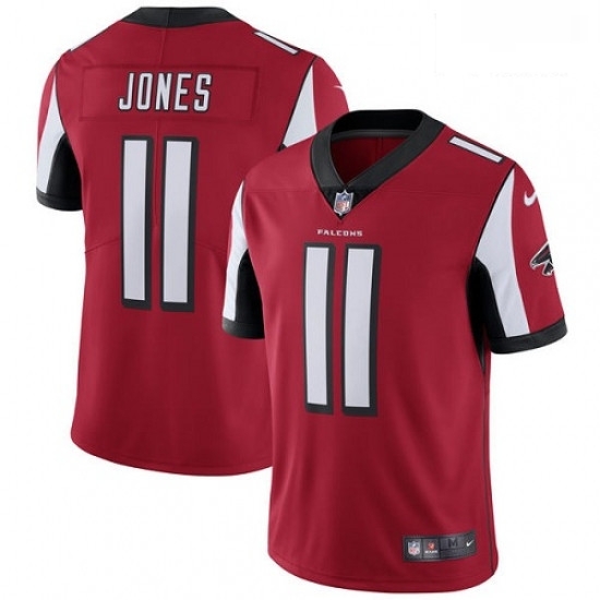 Men Nike Atlanta Falcons 11 Julio Jones Red Team Color Vapor Untouchable Limited Player NFL Jersey Men Nike Atlanta Falcons 11 Julio Jones Red Team Color Vapor Untouchable Limited Player NFL Jersey