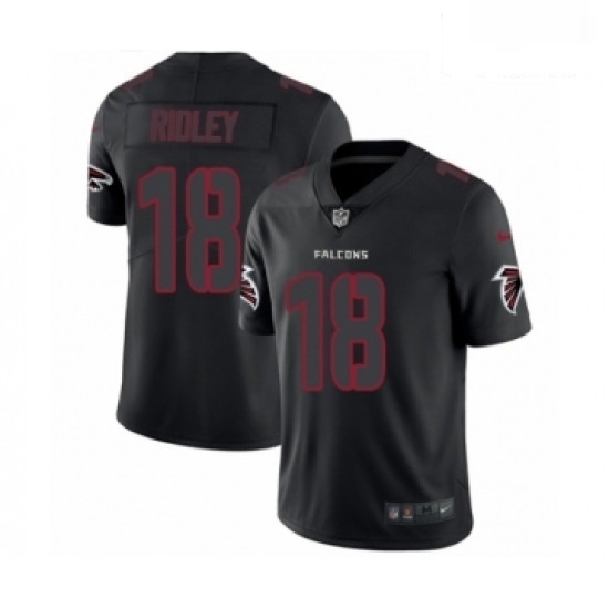 Men Nike Atlanta Falcons 18 Calvin Ridley Limited Black Rush Impact NFL Jersey Men Nike Atlanta Falcons 18 Calvin Ridley Limited Black Rush Impact NFL Jersey