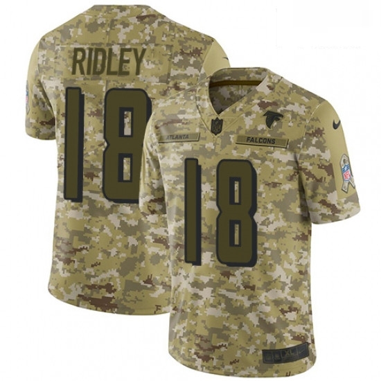 Men Nike Atlanta Falcons 18 Calvin Ridley Limited Camo 2018 Salute to Service NFL Jersey Men Nike Atlanta Falcons 18 Calvin Ridley Limited Camo 2018 Salute to Service NFL Jersey