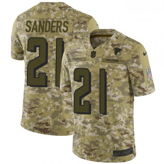 Men Nike Atlanta Falcons 21 Deion Sanders Limited Camo 2018 Salute to Service NFL Jersey Men Nike Atlanta Falcons 21 Deion Sanders Limited Camo 2018 Salute to Service NFL Jersey