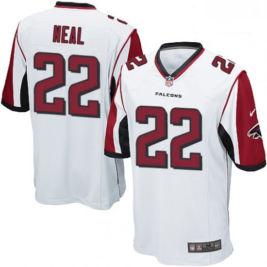 Men Nike Atlanta Falcons 22 Keanu Neal Game White NFL Jersey Men Nike Atlanta Falcons 22 Keanu Neal Game White NFL Jersey