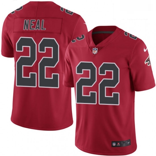 Men Nike Atlanta Falcons 22 Keanu Neal Limited Red Rush Vapor Untouchable NFL Jersey Men Nike Atlanta Falcons 22 Keanu Neal Limited Red Rush Vapor Untouchable NFL Jersey