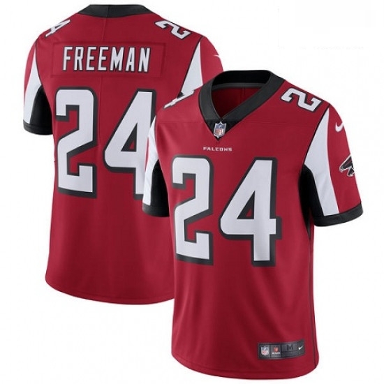 Men Nike Atlanta Falcons 24 Devonta Freeman Red Team Color Vapor Untouchable Limited Player NFL Jersey Men Nike Atlanta Falcons 24 Devonta Freeman Red Team Color Vapor Untouchable Limited Player NFL Jersey